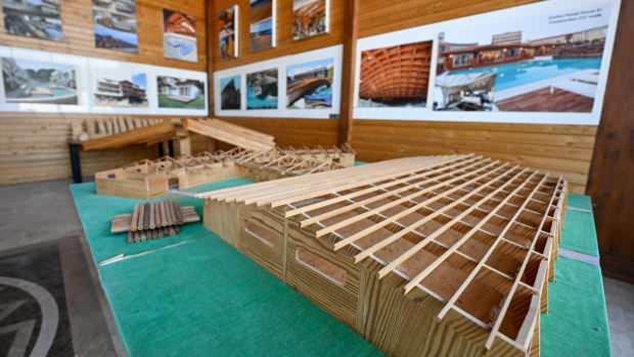 Antalya'daki firmadan deprem b&ouml;lgesine 4 katlı 36 dairelik ahşap konut