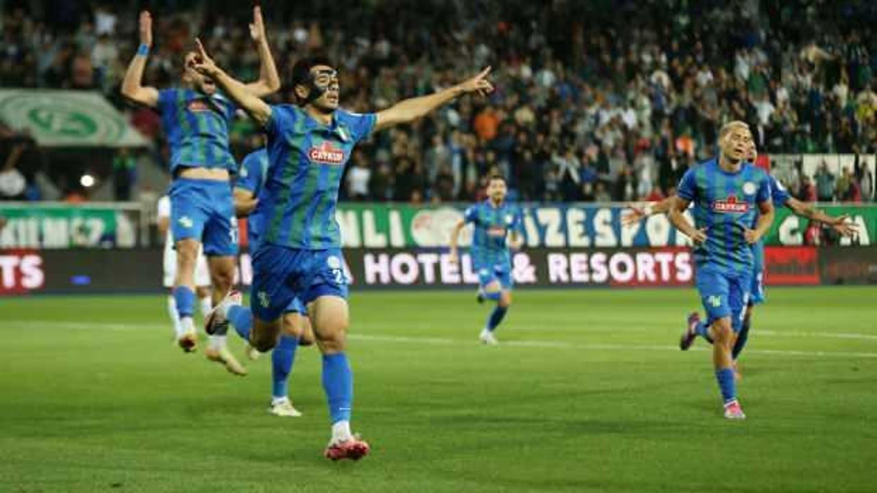 &Ccedil;aykur Rizespor 5 hafta sonra galibiyeti hatırladı