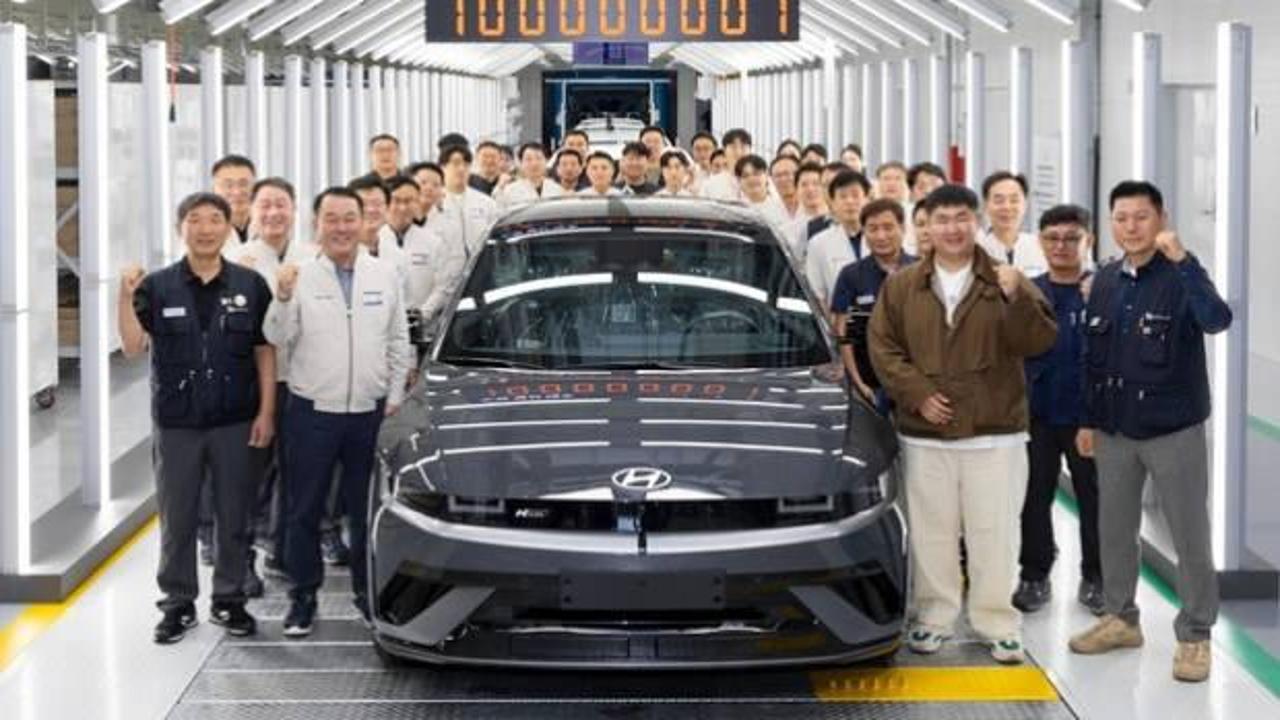 Hyundai 100 milyonuncu aracını üretti