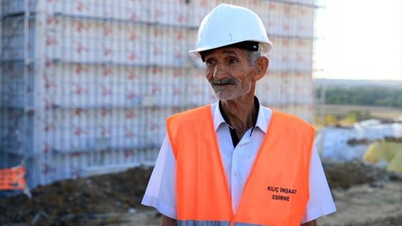 Edirne'de yaşlılar birkaç saatliğine özlem duydukları mesleklerini yaptı