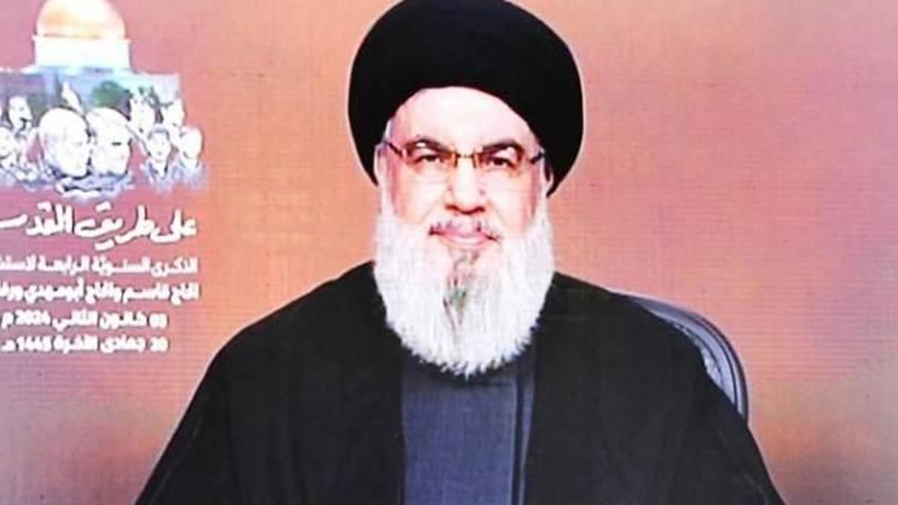 Nasrallah ge&ccedil;ici bir yere defnedildi
