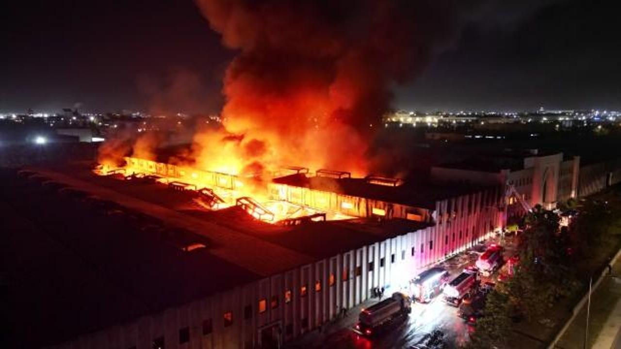 Son Dakika: Tekirdağ'da fabrika yangını! M&uuml;dahale devam ediyor