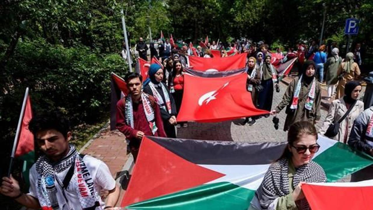 T&uuml;rkiye pazar g&uuml;n&uuml; Filistin i&ccedil;in y&uuml;r&uuml;yecek