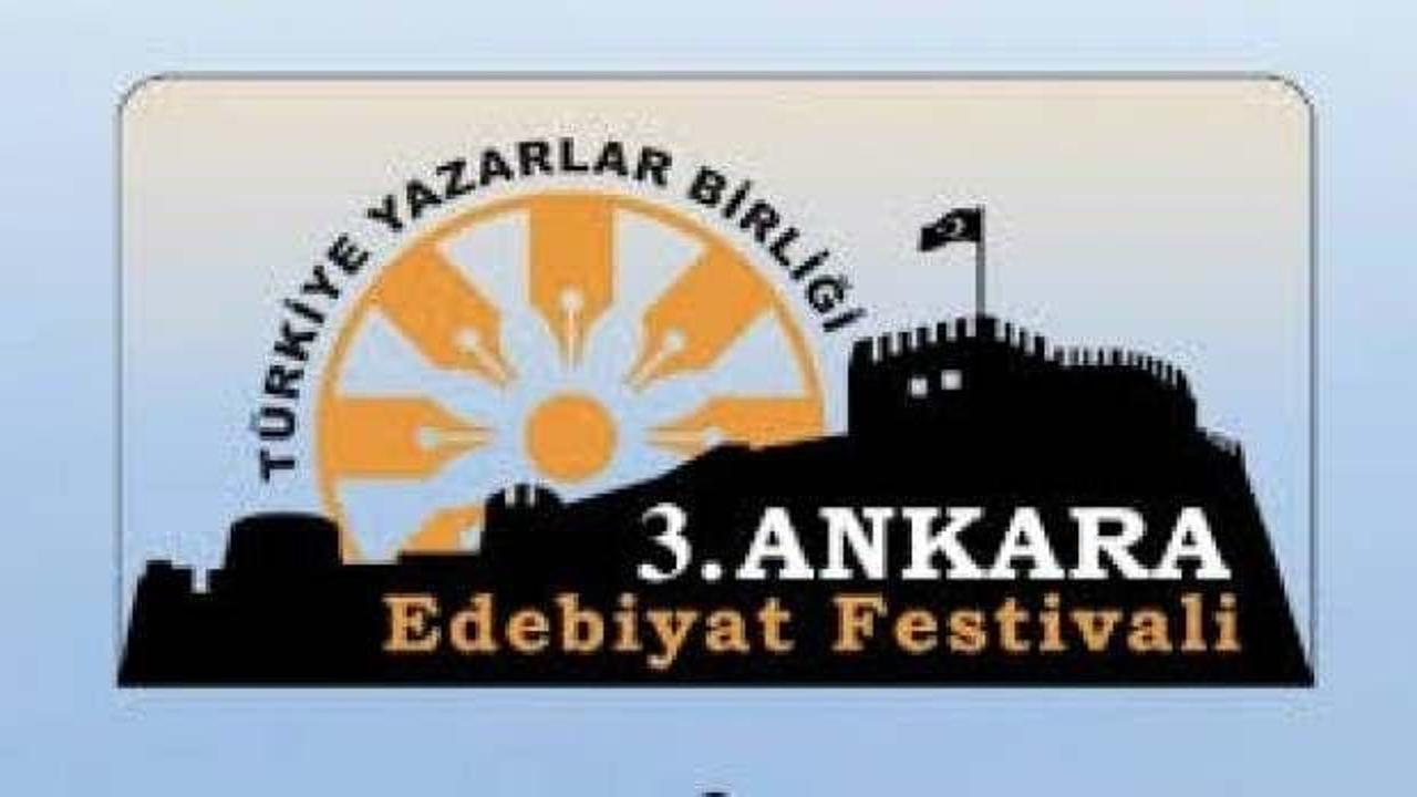 3. Ankara Edebiyat Festivali başlıyor