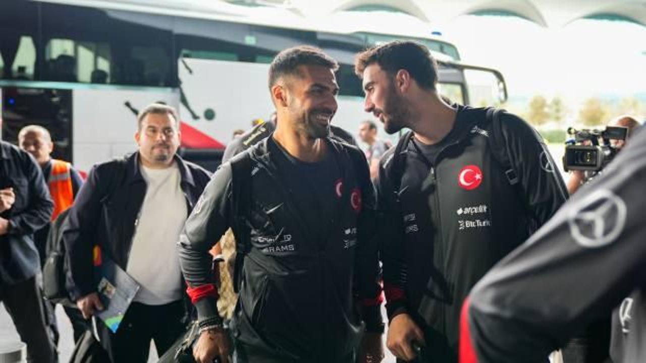 A Milli Futbol Takım kafilesi Samsun&rsquo;a gitti