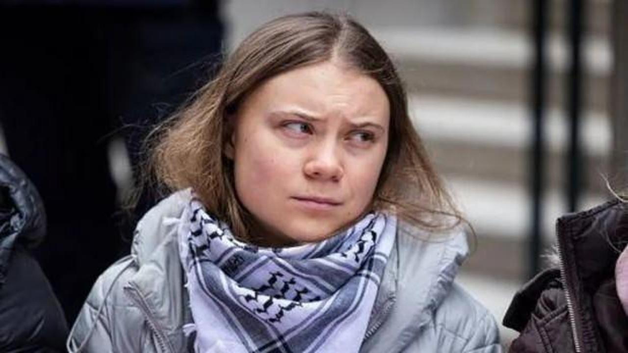 Alman polisinden Thunberg'e Filistin engeli