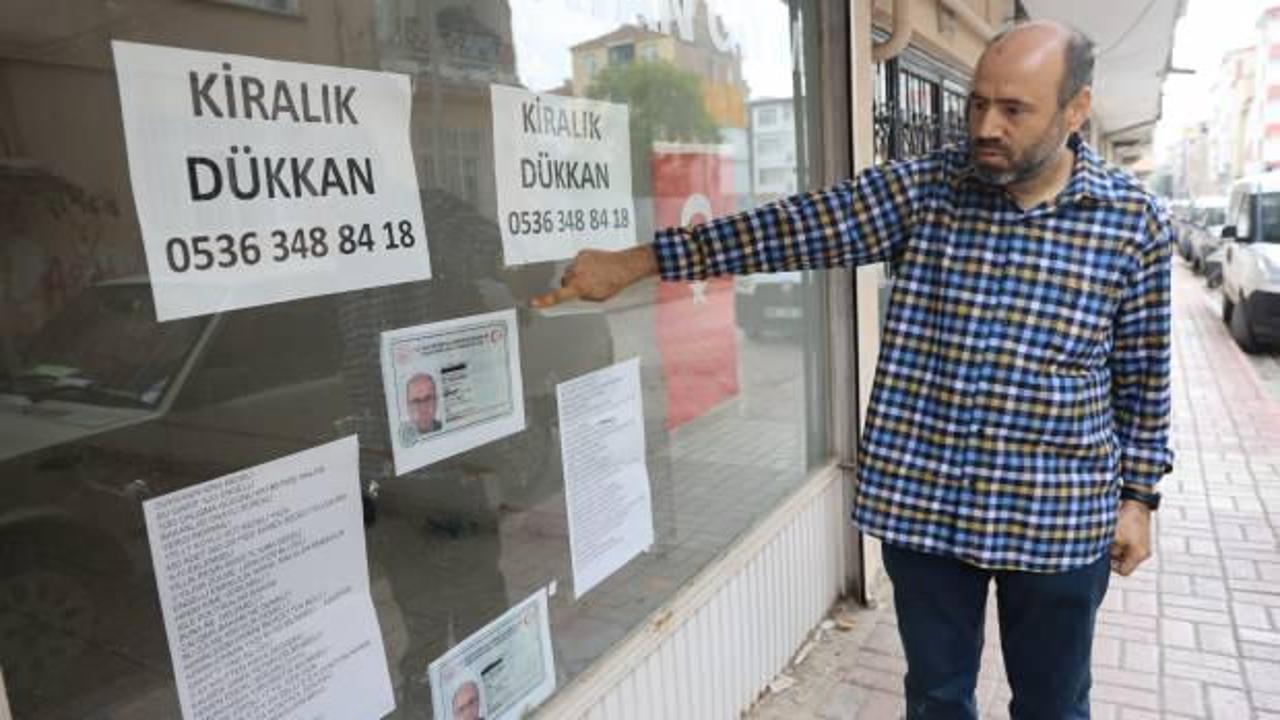 Bir garip kiralık ilanı: Dükkanına astığı yazıyla duyurdu! Gören dönüp bir daha baktı