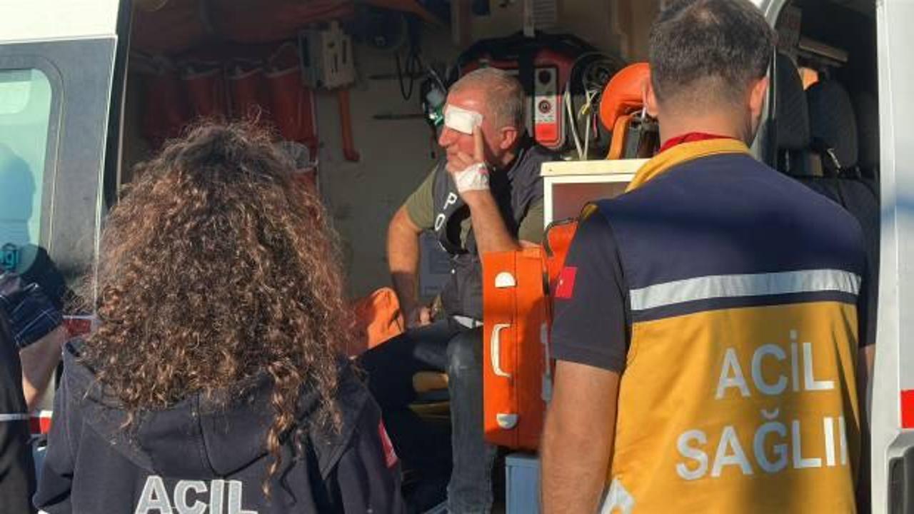 Edirne'de maçta görevli polise yumruklu saldırı: 2 gözaltı