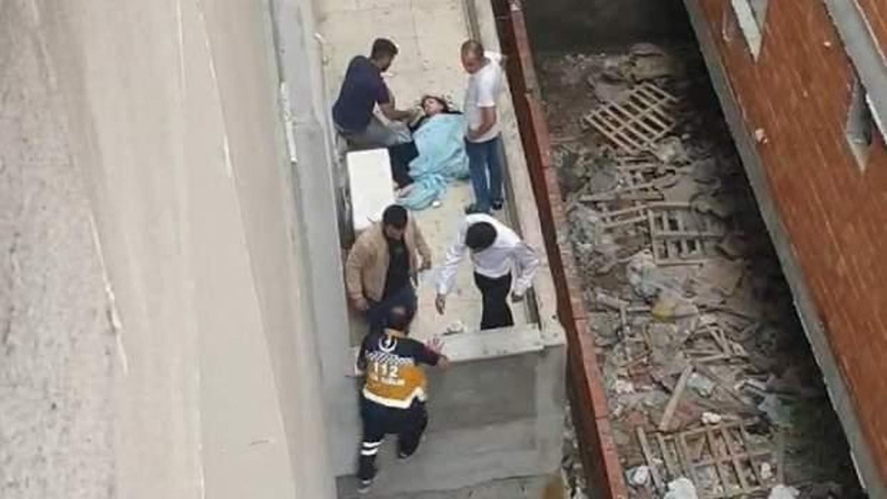 Esenyurt'ta evden ka&ccedil;mak isteyen 16 yaşındaki G.T. 2'nci kattan d&uuml;şt&uuml;