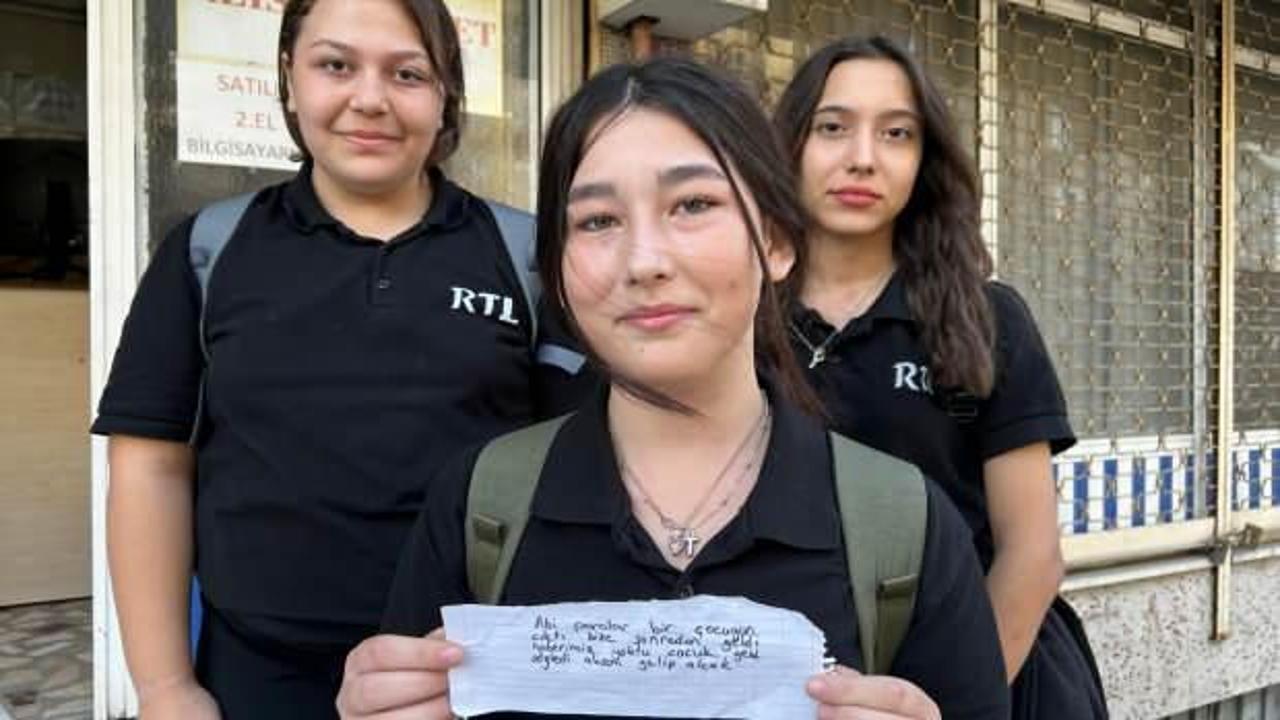 İstanbul'da yolda para bulan 3 öğrenciden duygulandıran not