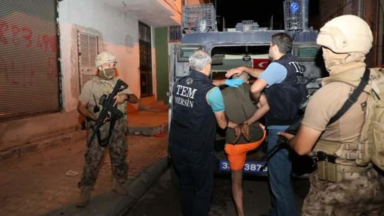 Mersin'de PKK/KCK operasyonu: 14 zanlı yakalandı