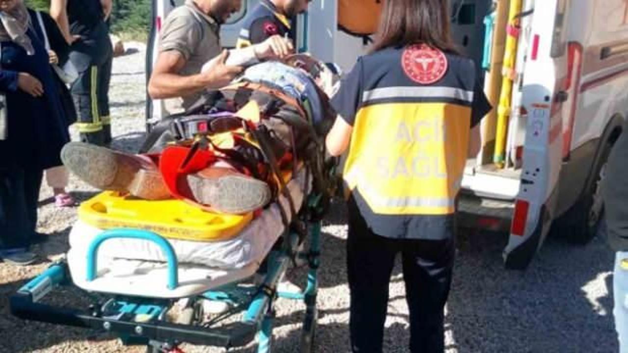 Tuvalet için durdu, uçurumdan yuvarlandı!