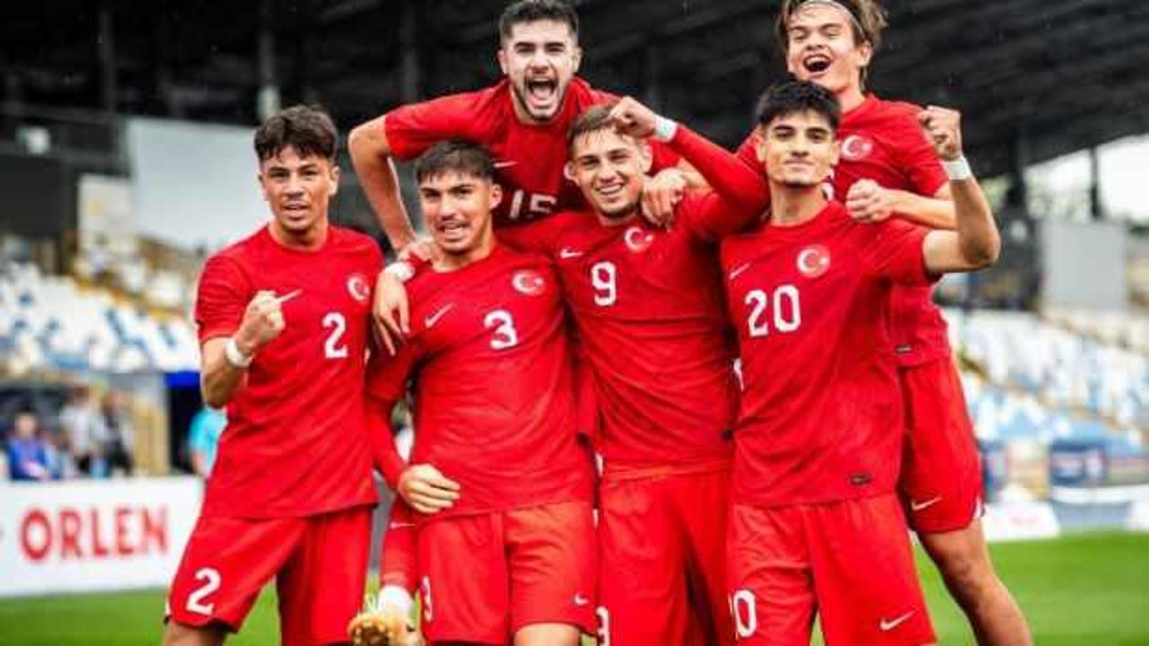 U-19 Milli Takımı'ndan gol yağmuru