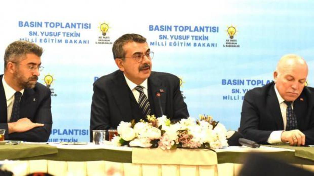  Bakan Tekin'den &ouml;ğretmen atamalarıyla ilgili a&ccedil;ıklama!