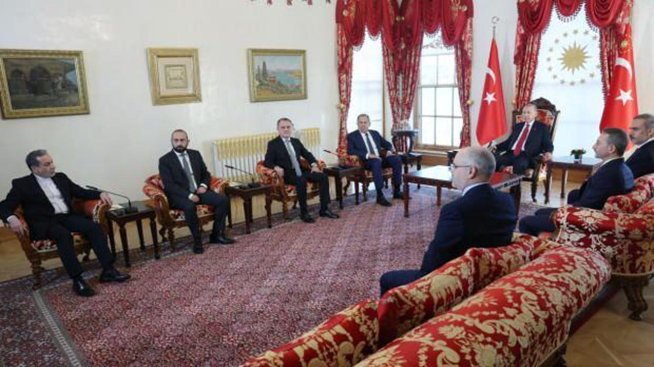 Başkan Erdoğan 4 ülkenin bakanlarını kabul etti