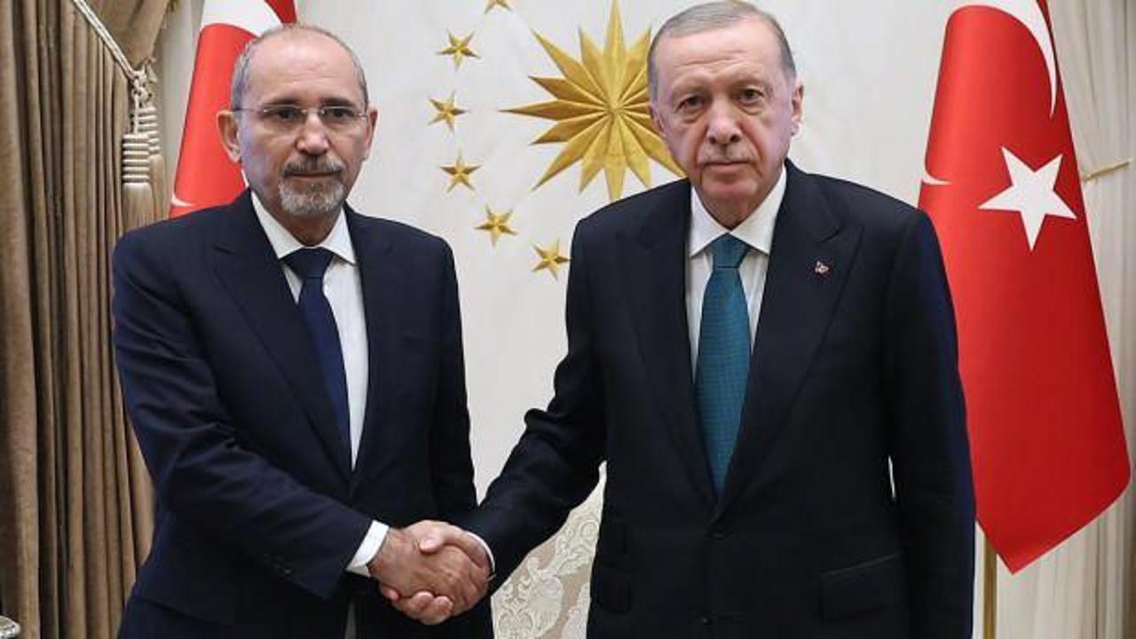 Başkan Erdoğan, Eymen es-Safedi'yi kabul etti