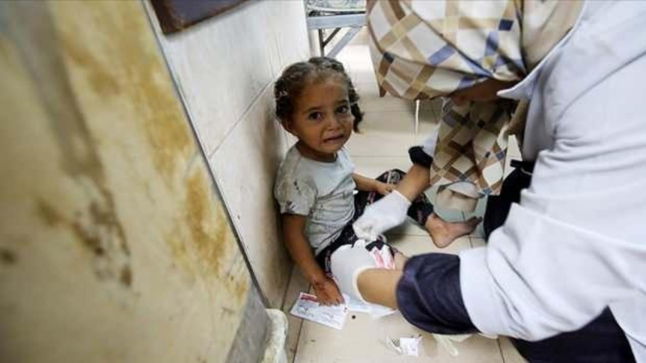 DS&Ouml;: Gazze'de 181 binden fazla &ccedil;ocuk aşılandı