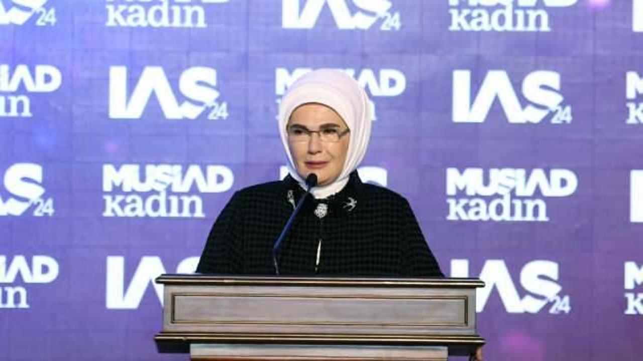 Emine Erdoğan, Uluslararası Farkındalık Zirvesi'nde konuştu