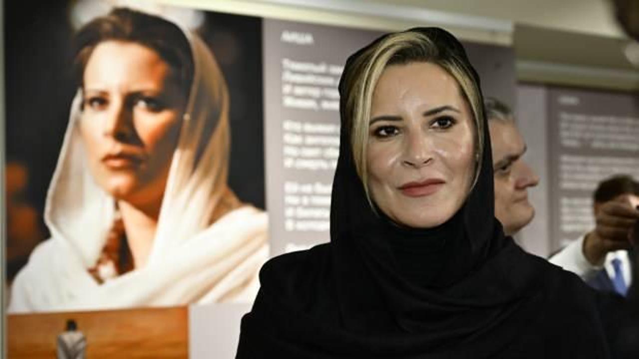 Ayşe Kaddafi "Libya'nın Kızı" adlı sergisini açtı