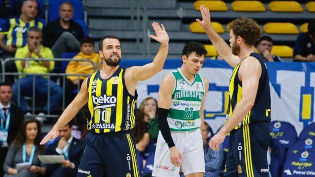 Fenerbahçe Beko sahasında Bursaspor'u yendi