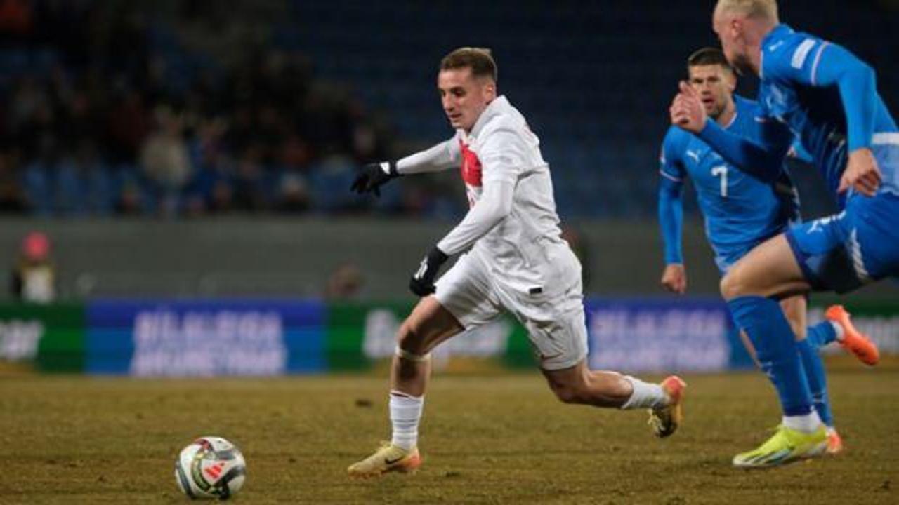 Kerem Akt&uuml;rkoğlu, Milli Takımda da fırtına gibi! D&uuml;nya yıldızlarını solladı