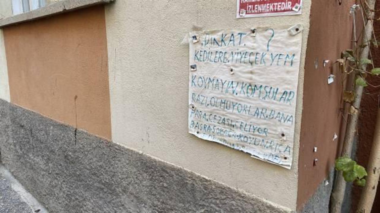 Komşunun nota yazdığı ilgin&ccedil; ricayı g&ouml;renler hayrete d&uuml;şt&uuml;