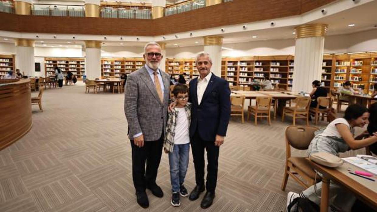 Yenişehirlioğlu'ndan Şahinbey Millet Kütüphanesine tam not