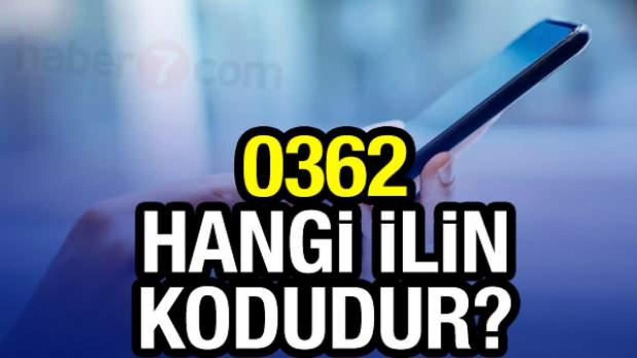 0362 hangi ilin alan kodu? 362 telefon kodu nereye ait?