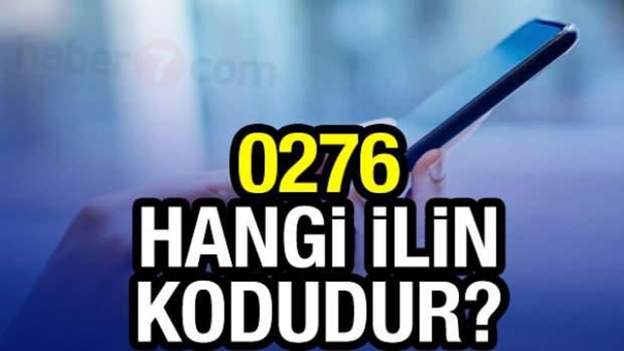 0276 alan kodu hangi ile ait? 276 telefon kodu nereden geliyor?