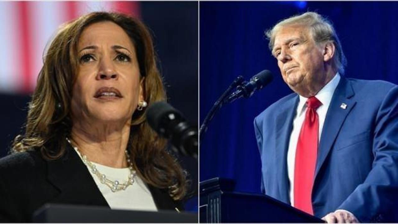 ABD'de yapılan son ankette Trump ile Harris yüzde 48 oy oranı ile eşit çıktı