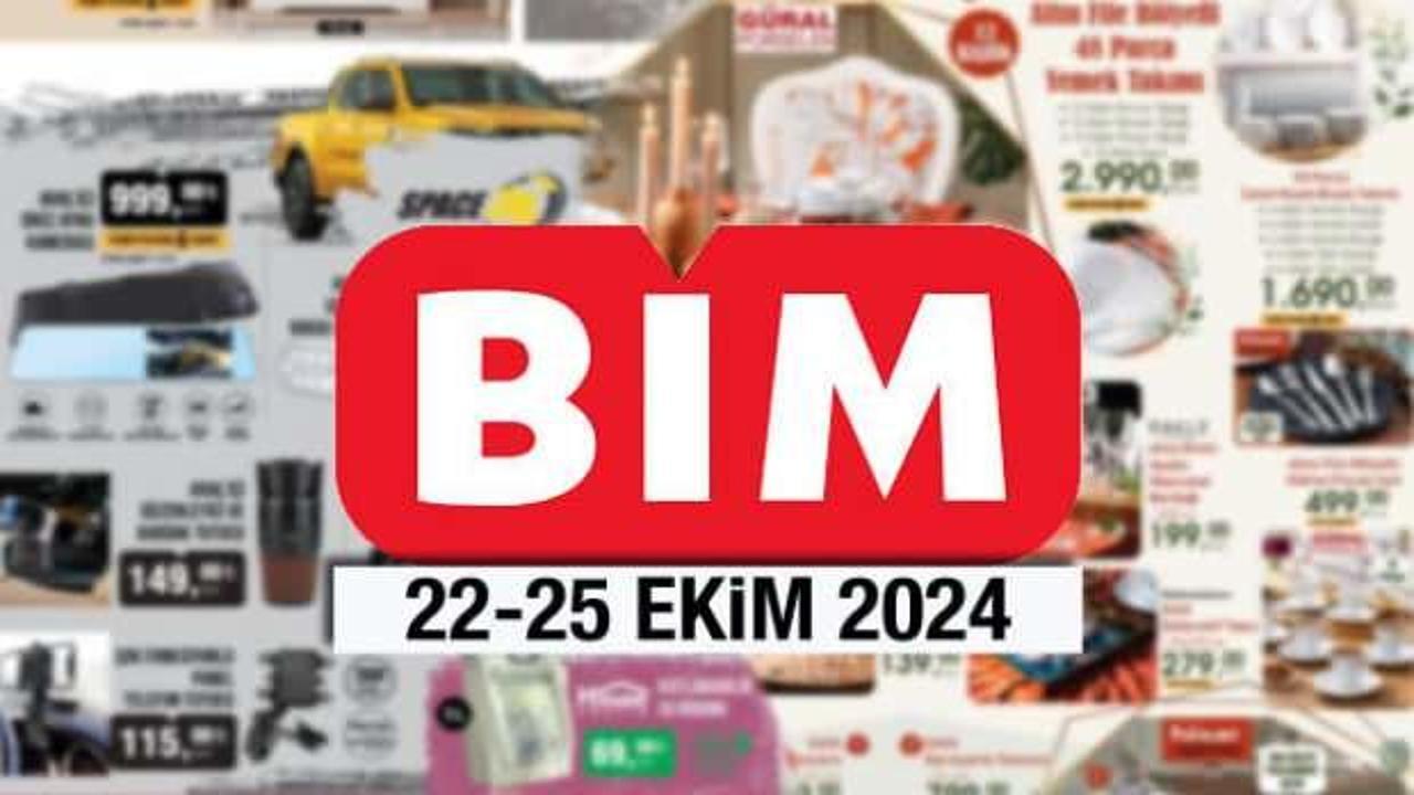 BİM'den kaçırılmayacak indirimler: BİM 22-25 Ekim 2024 aktüel ürünler kataloğu yayımlandı!