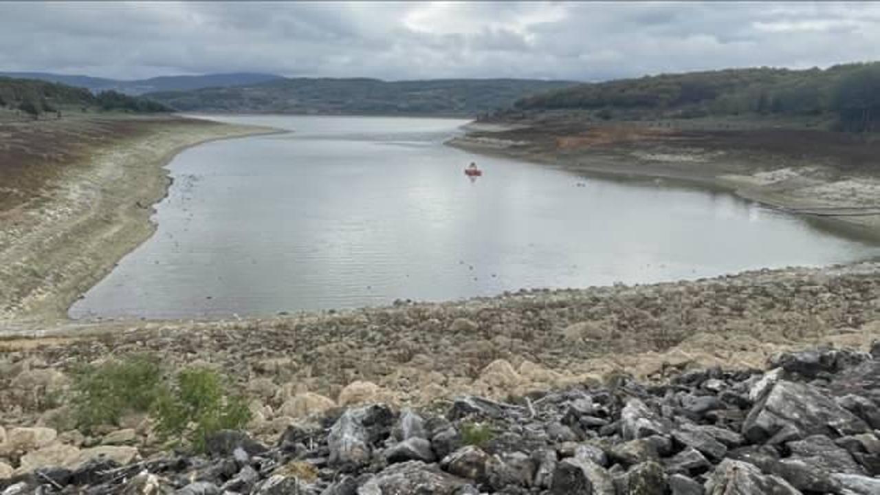 Bolu'daki Gölköy Baraj Gölü'nde su seviyesi düştü