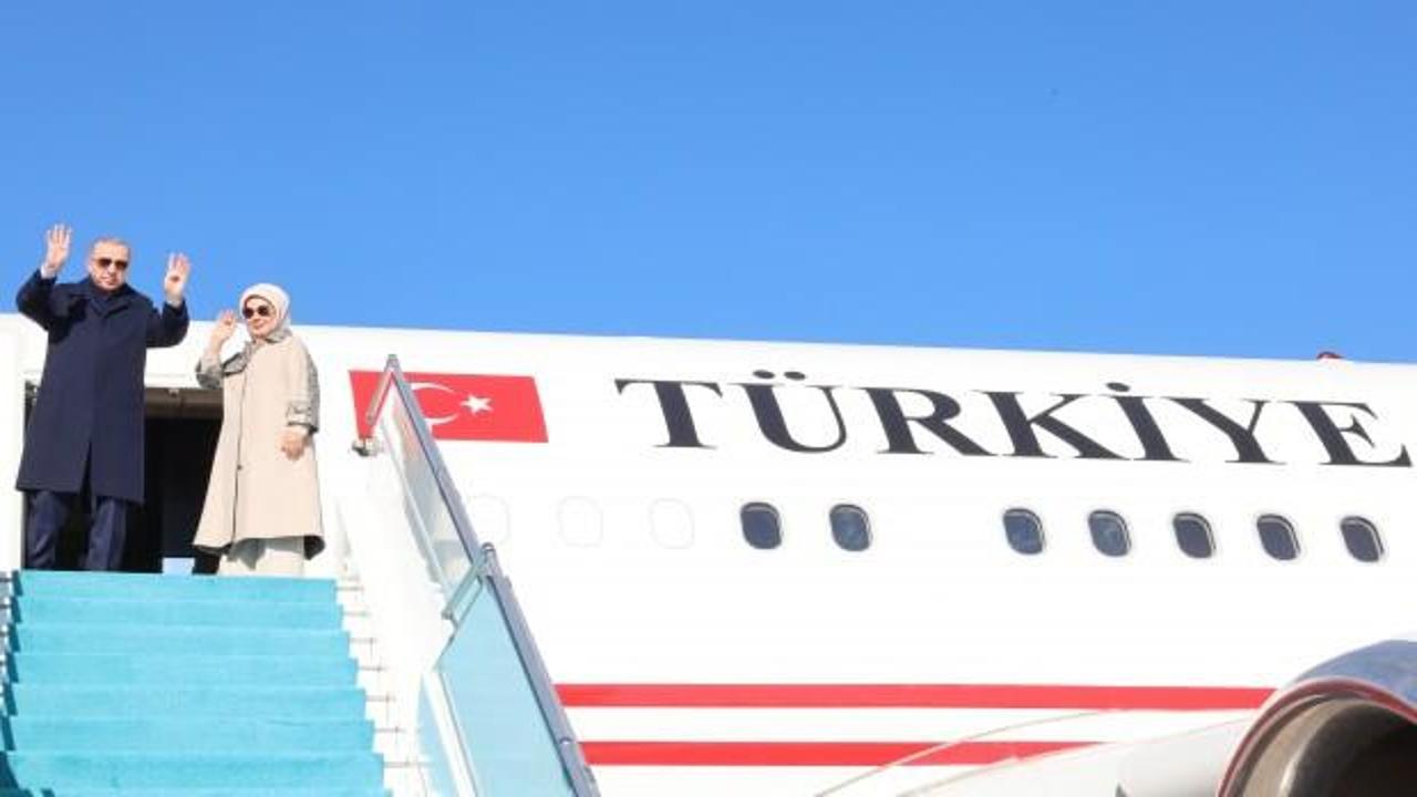 Cumhurbaşkanı Erdoğan, Tataristan'a gitti
