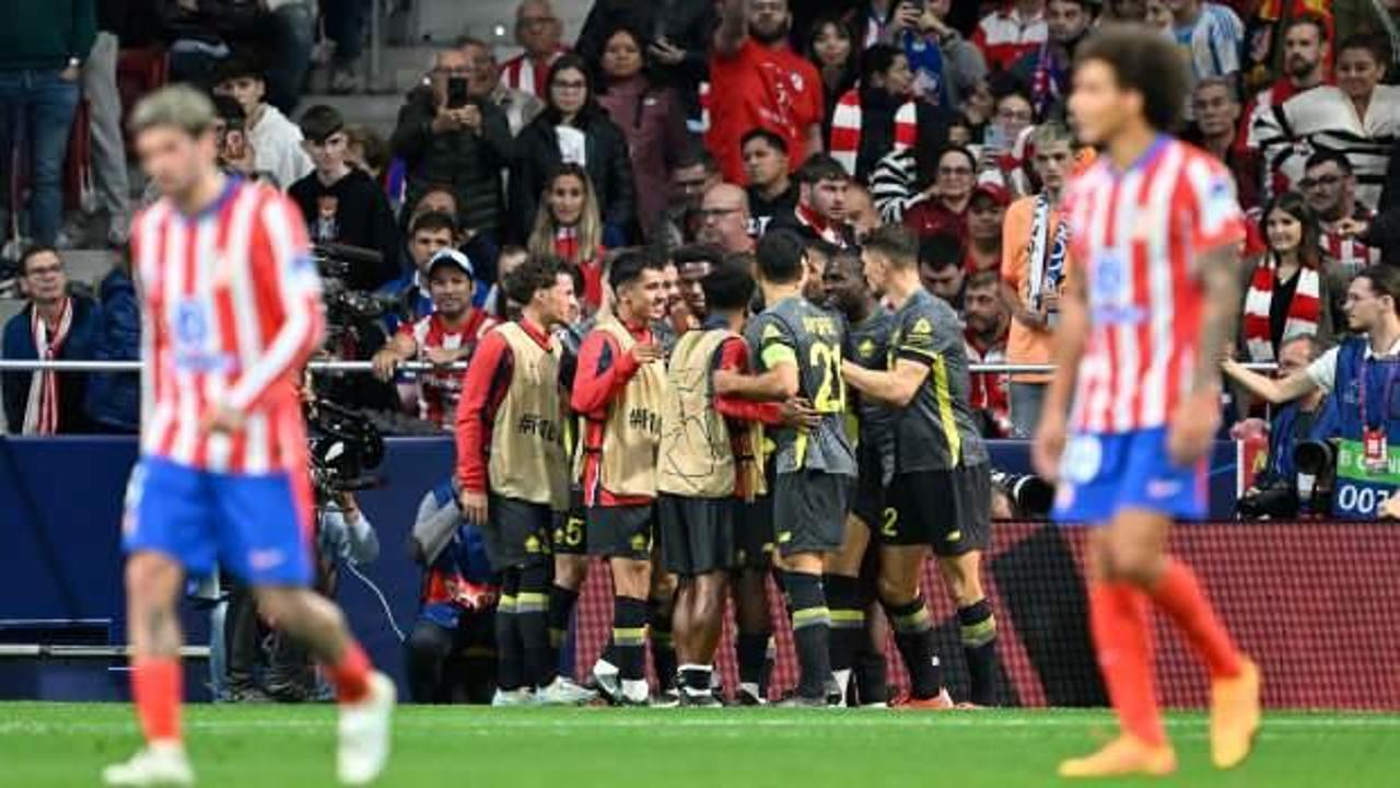 Devler Ligi'nde gecenin sonuçları! Atletico Madrid'e şok
