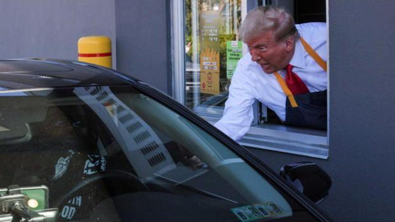 Donalp Trump hamburgercide çalıştı