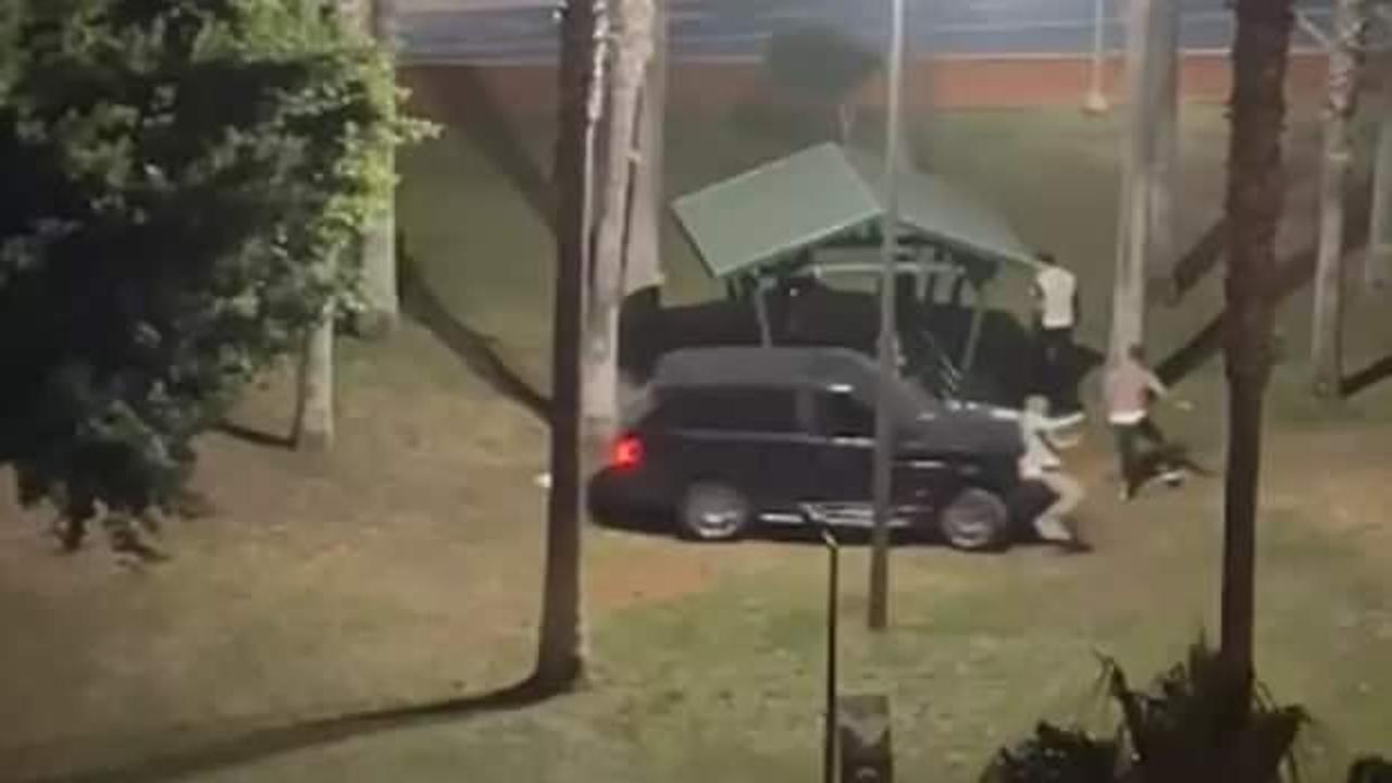 Kavga ettiği kişilerin &uuml;zerine aracını s&uuml;ren ş&uuml;pheli hakkında yeni gelişme