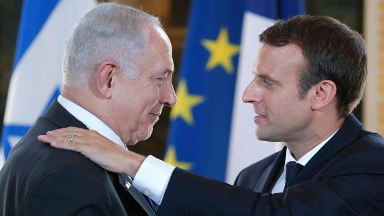 Macron'dan Netanyahu'ya "medeniyet" cevabı!