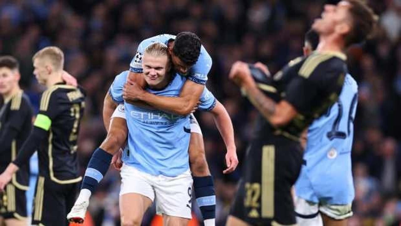Manchester City, Sparta Prag'ı gole boğdu!