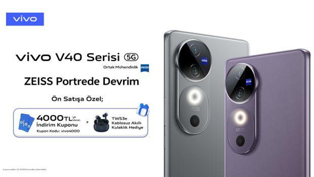 Portre fotoğrafçılığında yeni dönem: vivo V40 Serisi Türkiye'de ön satışa sunuldu!
