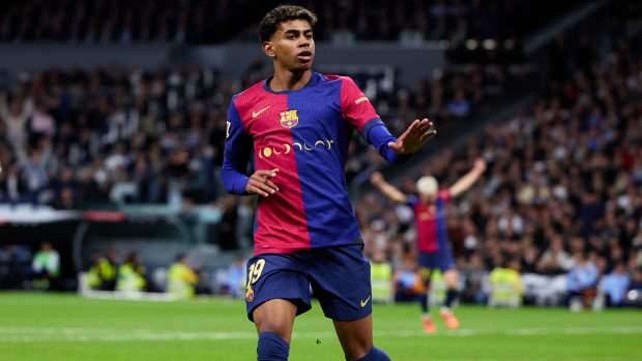 Yamal'dan Bernabeu'da Ronaldo g&ouml;ndermesi!