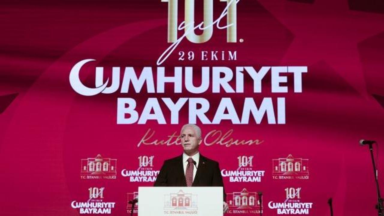 İstanbul Valisi Davut G&uuml;l&rsquo;den 29 Ekim Cumhuriyet Bayramı mesajı