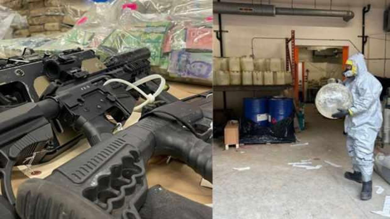 Kanada tarihindeki en b&uuml;y&uuml;k uyuşturucu "s&uuml;per laboratuvarı" basıldı