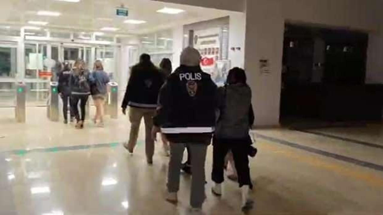 K&uuml;tahya'da fuhuş operasyonu: 9 kişi g&ouml;zaltına alındı