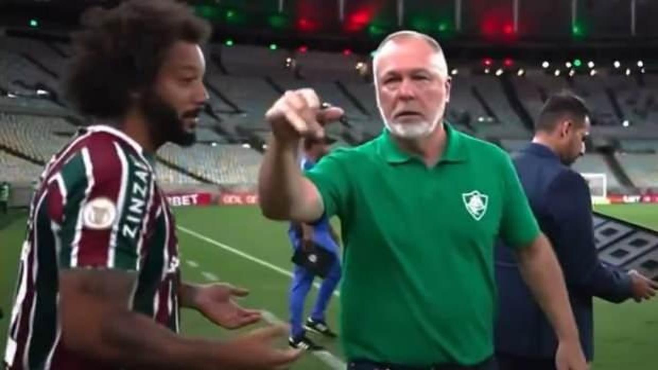 Ma&ccedil;a girmeye hazırlanan Marcelo hayatının şokunu yaşadı