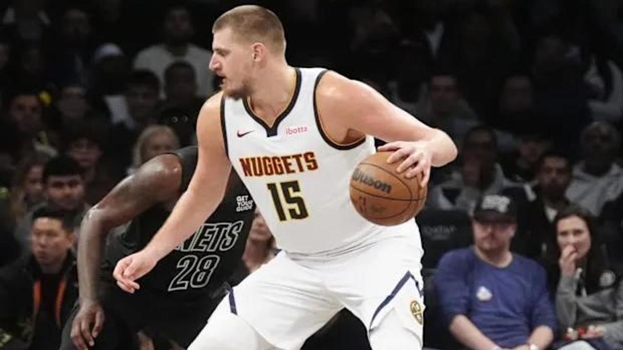 Nikola Jokic'ten Brooklyn Nets karşısında triple double