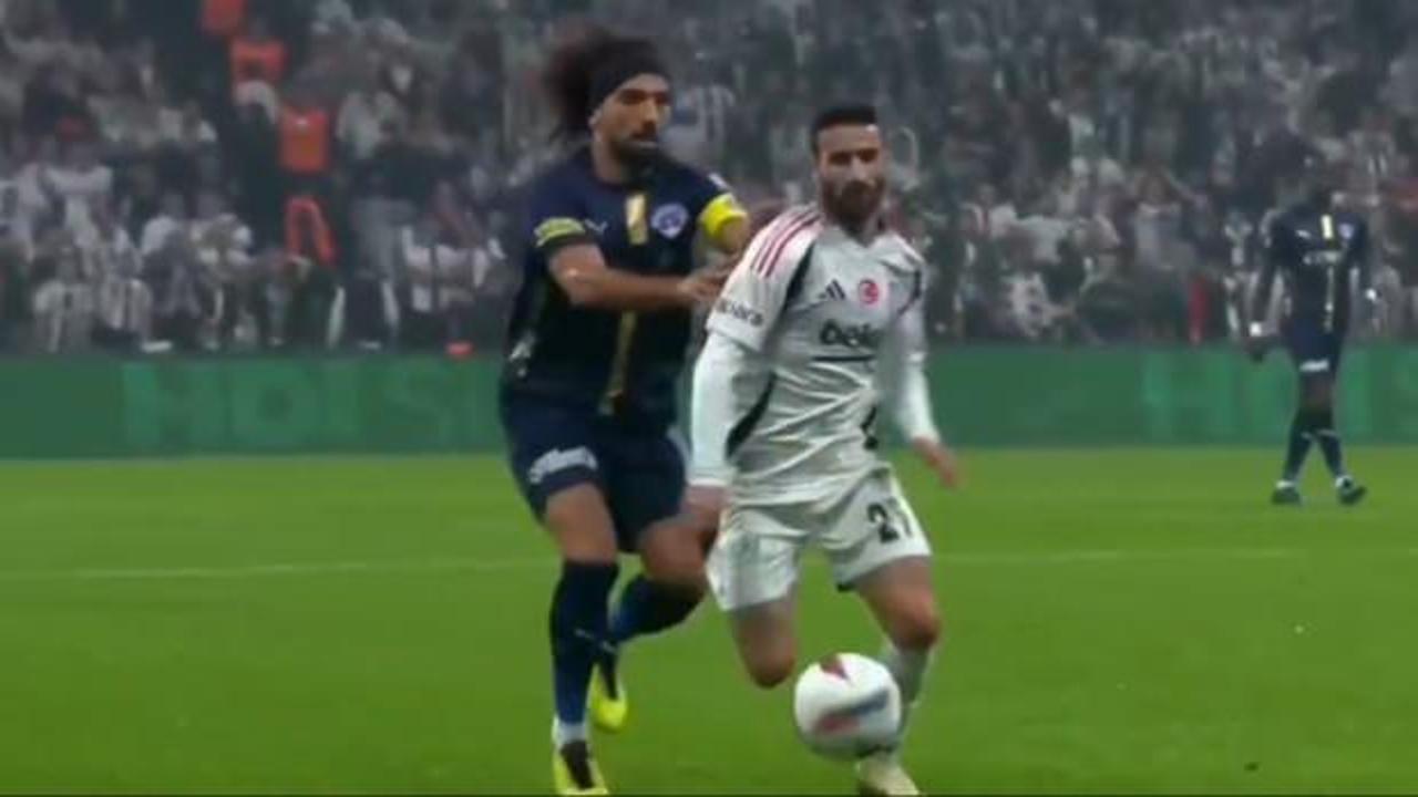 Rafa Silva yerde kaldı! Dolmabahçe'de kırmızı kart itirazı