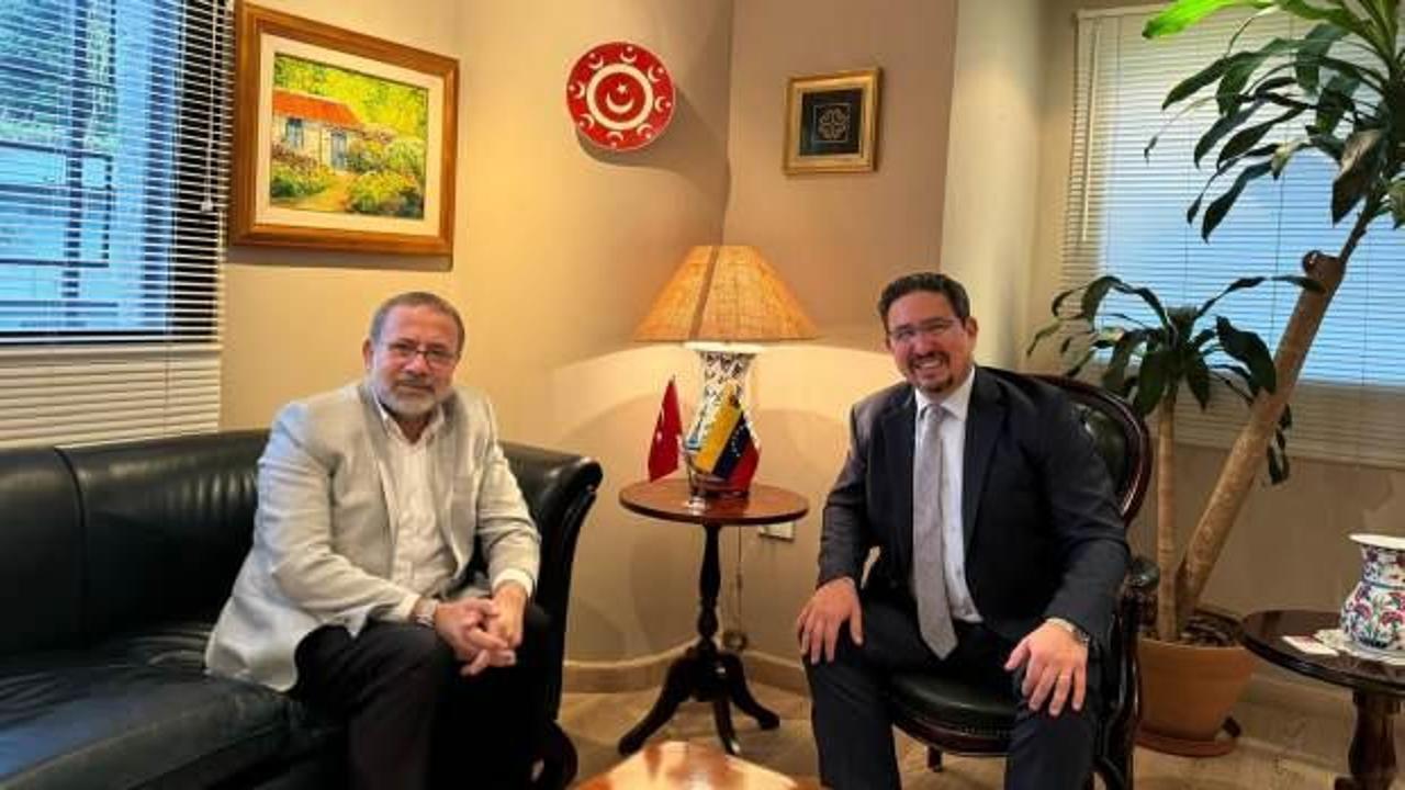 Zahid Akman, Venezuela Büyükelçisi Aydan Karamanoğlu'nu ziyaret etti