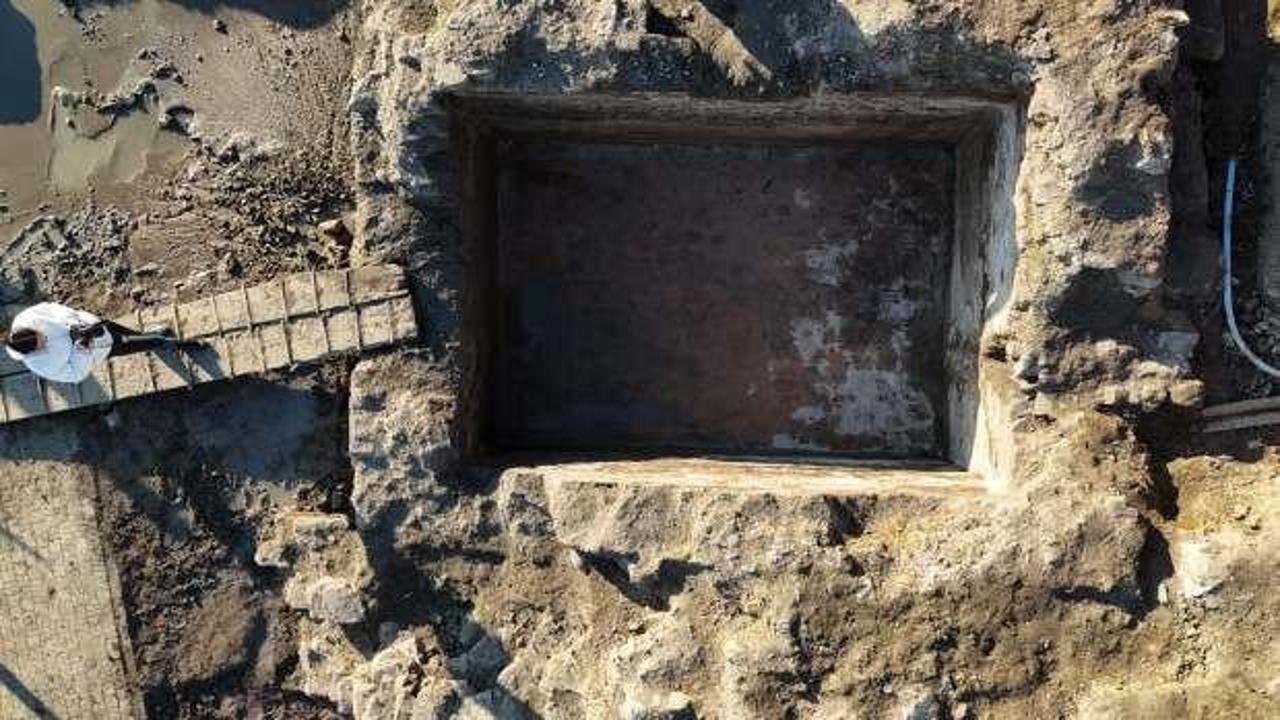 1500 yıllık su deposu bulundu