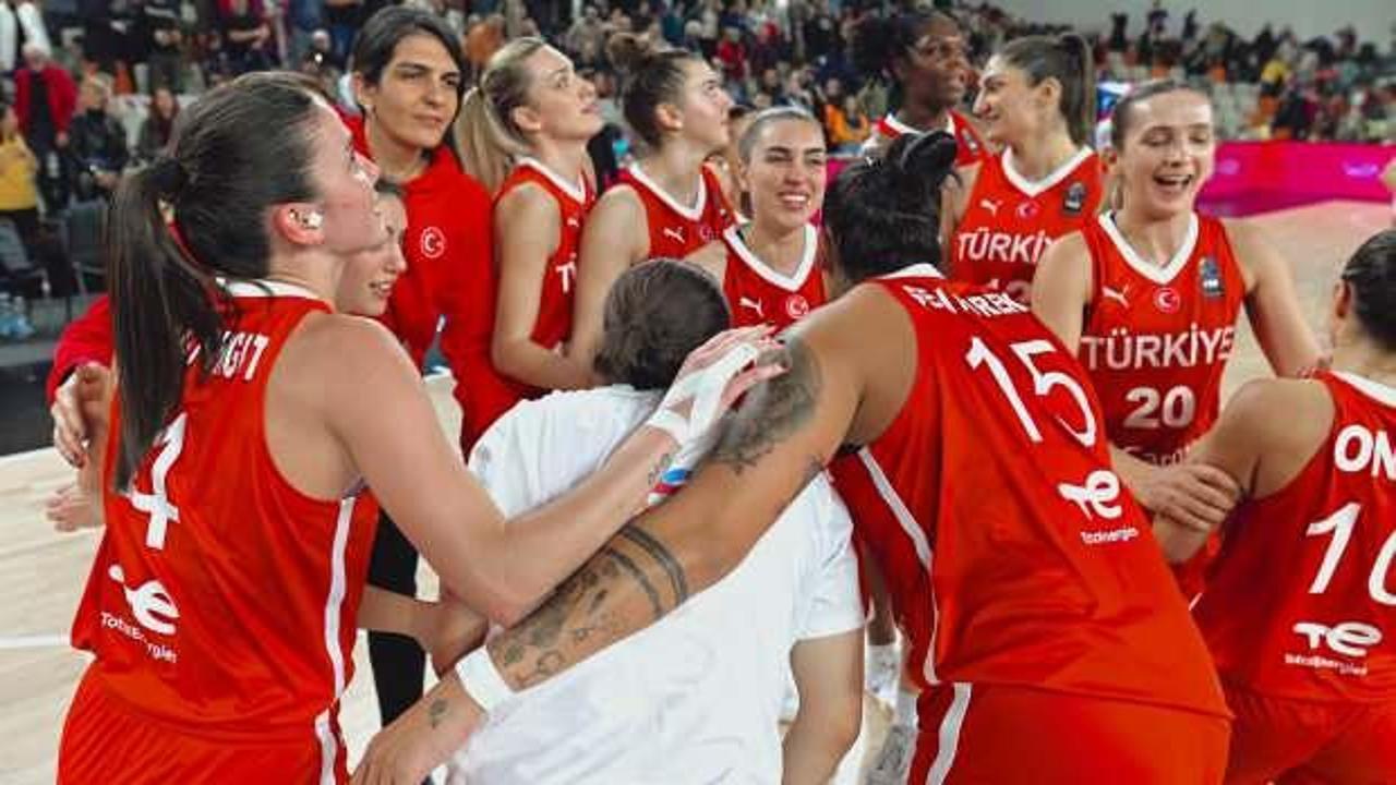 A Milli Kadın Basketbol Takımı, EuroBasket 2025'i garantiledi!