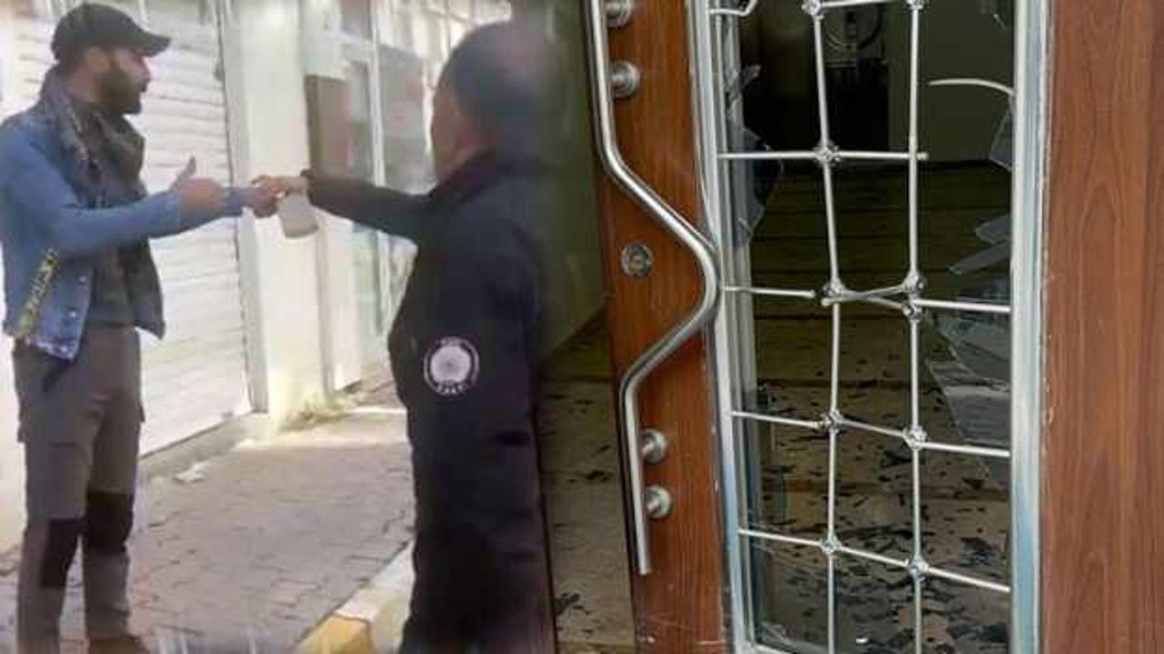 AK Parti Iğdır İl Binasına satırlı saldırı